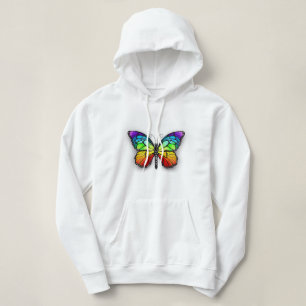 Pull À Capuche Monarque papillon arc-en-ciel