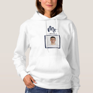 Pull À Capuche Monsieur Parfait Photo Personnalisée Drôle Mari