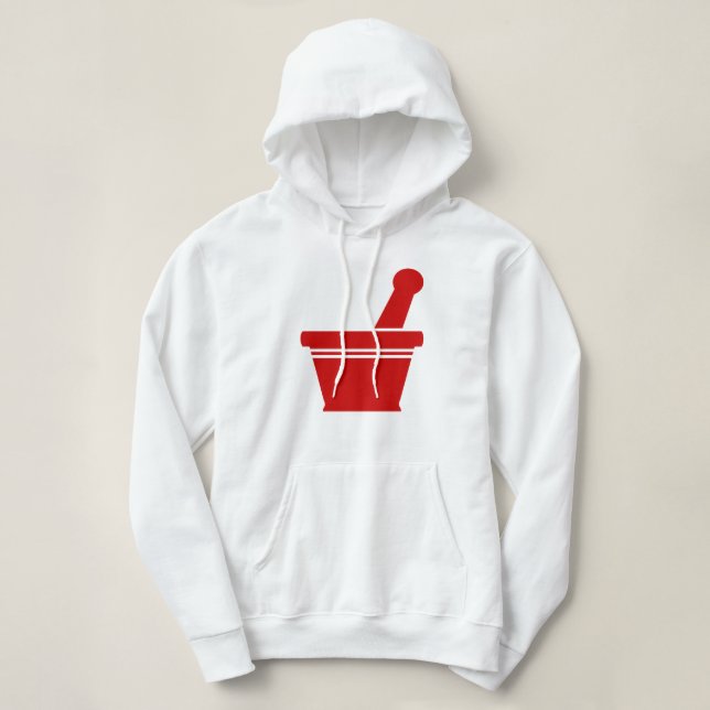 Pull À Capuche Mortier et pilon (Design devant)