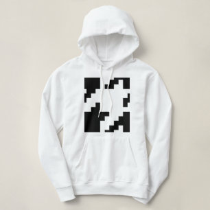 Pull À Capuche motif de vérification de la position de pied de ch
