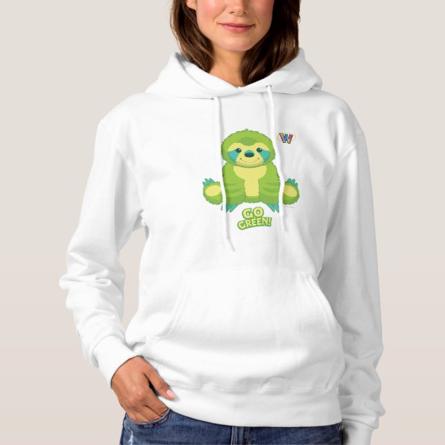 Pull À Capuche Motif Devenez écolo Webkinz (Devant)