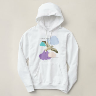 Pull À Capuche Mouette dans les nuages