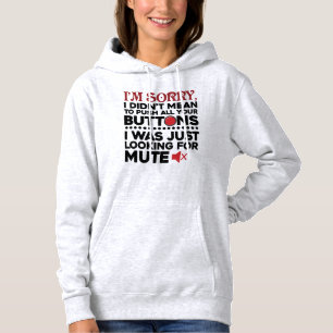 Pull À Capuche Moyen drôle de pousser tous vos boutons Gag