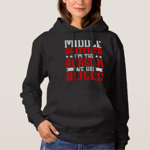 Pull À Capuche Moyenne Frère Je suis la raison pour laquelle nous