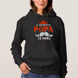 Pull À Capuche N'Ai Pas Peur Papa Est Ici Grand-Père Hommes Prése