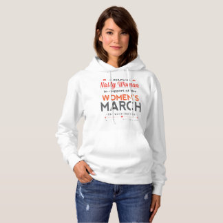 Pull À Capuche Nasty Woman Red Design