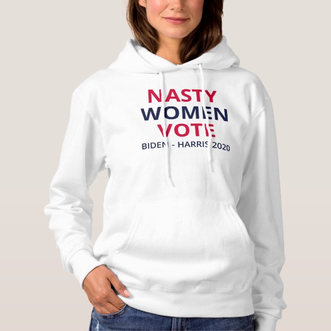 Pull À Capuche Nasty Women Vote I (Devant)