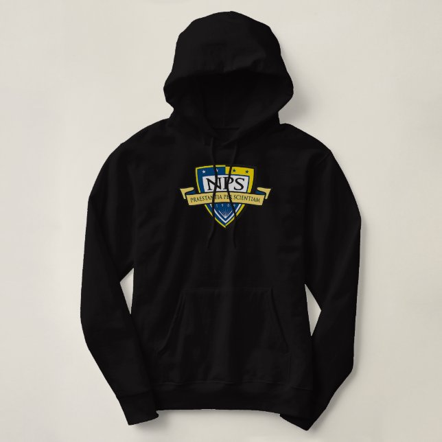 Pull À Capuche Naval Postgraduate School NPS Navy School Vétérina (Design devant)