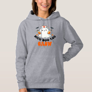 Pull À Capuche Nicu boo boo crew halloween,Équipe Nu Nu Drôle Nu