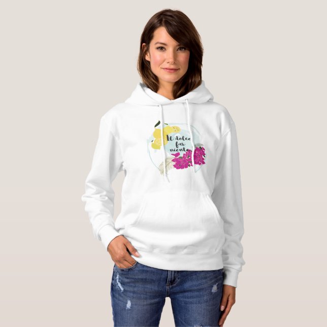 Pull À Capuche Niente lointain de dolce de l'IL (Devant entier)
