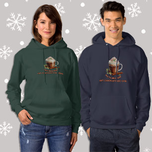 Pull À Capuche Noël Chocolat chaud est les femmes Cool