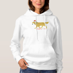 Pull À Capuche Noël Golden Retriever Naughty, mais Nice
