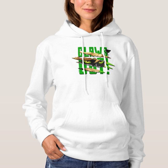 Pull À Capuche Noir de chat et Plagg | Écarts (Devant)