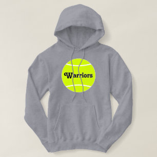 Pull À Capuche Nom de l'équipe de tennis personnalisée ou texte f