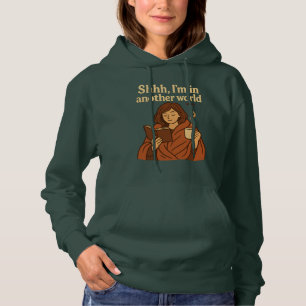 Pull À Capuche Nom personnalisé « Chut, je suis dans un autre mon