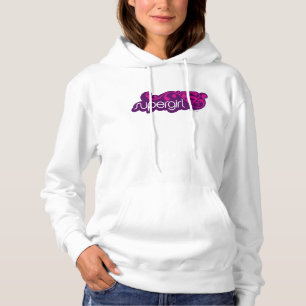 Pull À Capuche Nom Super Supergirl et Bouclier S