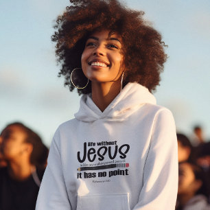 Pull À Capuche NON, JÉSUS ? NON ! Citation de la foi chrétienne s