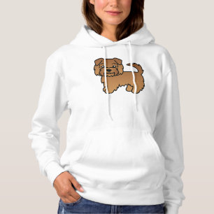 Pull À Capuche Norfolk Terrier Rouge Chien de Dessin Animé Mignon