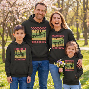 Pull À Capuche Norooz personnalisé Nouvel An persan Famille assor