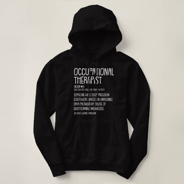 Pull À Capuche Noun Thérapie professionnelle Définition OT-A Thér (Design devant)