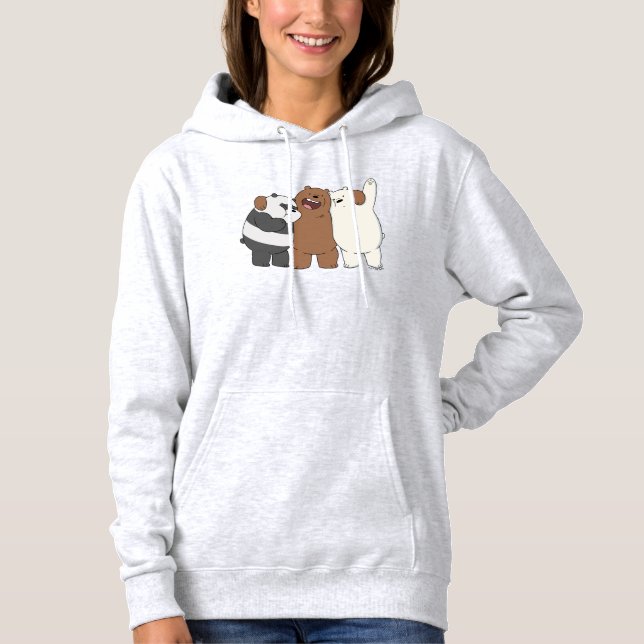 Pull À Capuche Nous, Groupe Ours nu (Devant)