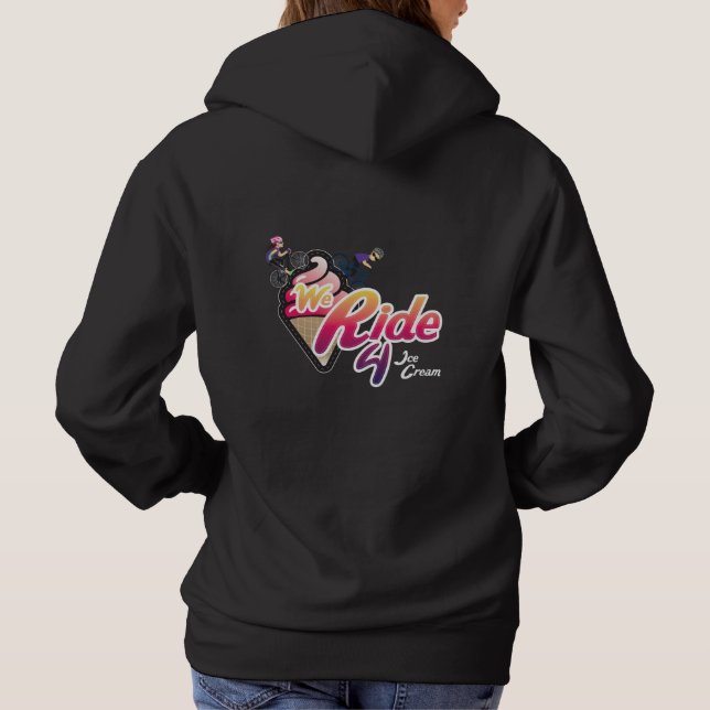 Pull À Capuche Nous roulons 4 glaces - Sweatshirt (Dos)