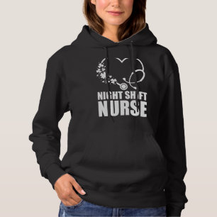 Pull À Capuche Nuit Shift Nurft St Patrick S Day Stethoscope Hea