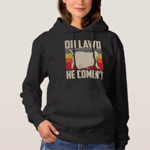 Pull À Capuche Oh Lawd He Comin' Retro Style Vintage Chat Meme