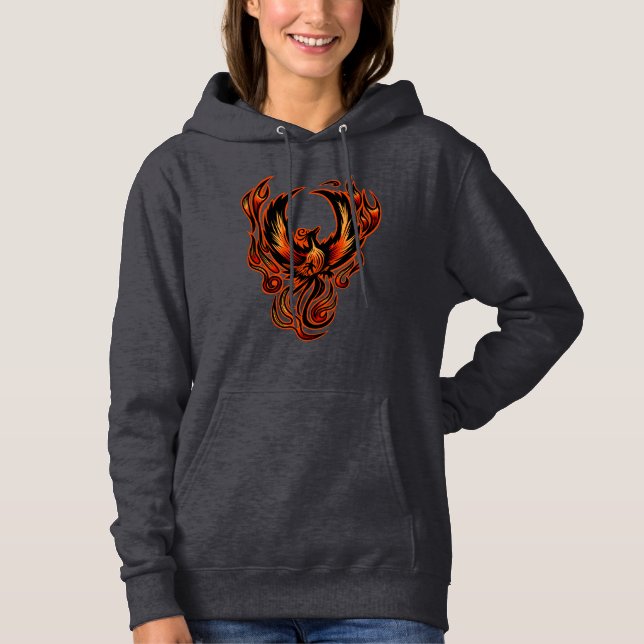 Pull À Capuche Oiseau De Feu (Devant)