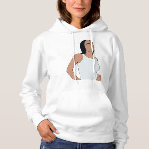 Pull À Capuche On M'Appelle Zoë Kravitz Dessin Couleur Ventilateu