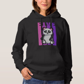 Pull À Capuche Oui J'ai 5 ans Panda Thème 5ème anniversaire Parti