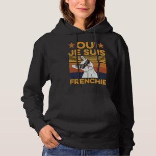 Pull À Capuche Oui Je Suis Frenchie Citation Pour Un Chien À Ball