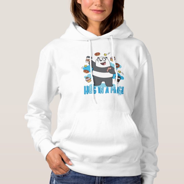 Pull À Capuche Ours de Panda - Enferré dans une Mug ! (Devant)