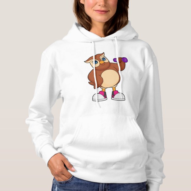 Pull À Capuche Owl Fitness Dumbbell (Devant)