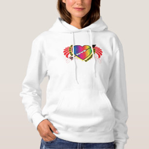 Pull À Capuche Paix Amour et Bonheur