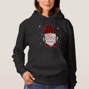 Pull À Capuche Pajama de Noël cadeau de famille Nana Gnome Buffal