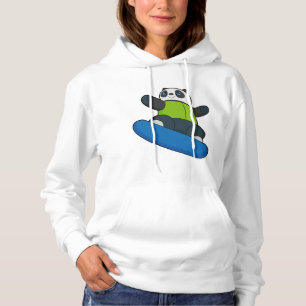 Pull À Capuche Panda a Snowboarder