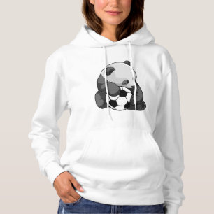 Pull À Capuche Panda avec balle de football