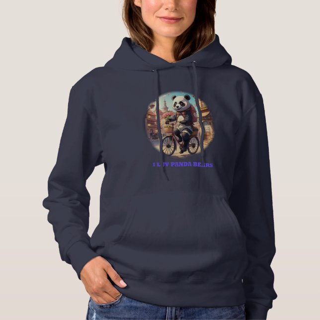 Pull À Capuche Panda Bears (Devant)