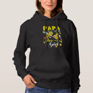 Pull À Capuche Papa De La Fête Des Abeilles Fille Abeilles Famill