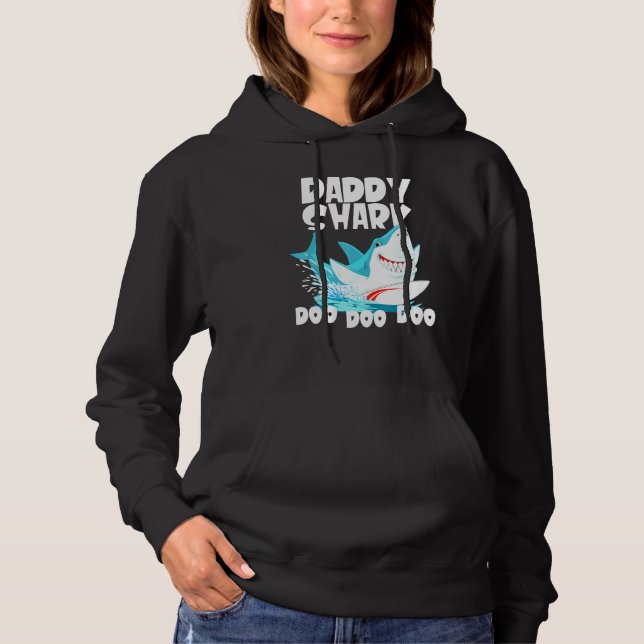 Pull À Capuche Papa Shark Doo Doo Doo Tee (Devant)