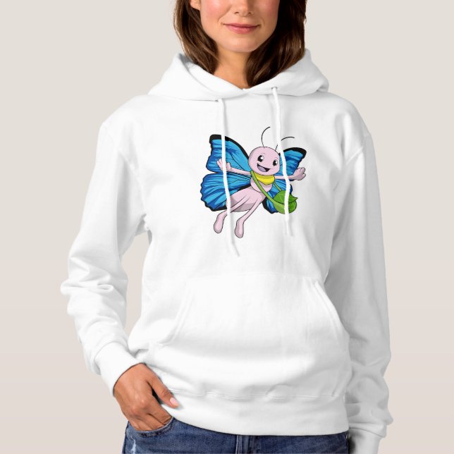 Pull À Capuche Papillon avec sac à main (Devant)