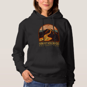 Pull À Capuche Parc national des volcans d'Hawaii Emblem Vintage