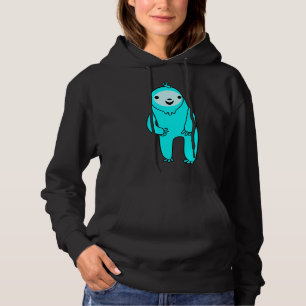 Pull À Capuche Paroi bleu clair excitée