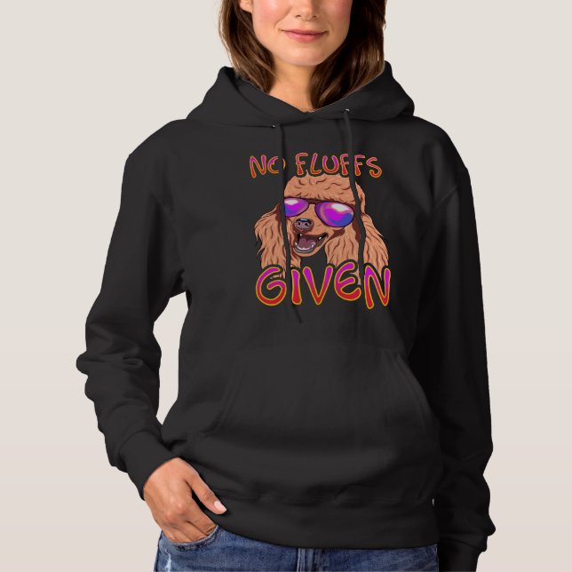 Pull À Capuche Pas De Fluffs Donné Poodé (Devant)