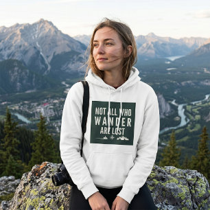 Pull À Capuche Pas tous ceux qui errent sont perdus Art de montag