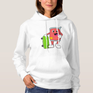 Pull À Capuche Patinage avec skateboard