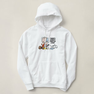 Pull À Capuche Peanuts Linus, Snoopy & Woodstock font la sieste