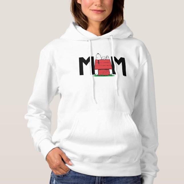 Pull À Capuche Peanuts Snoopy Dog House | Je suis la maman (Devant)
