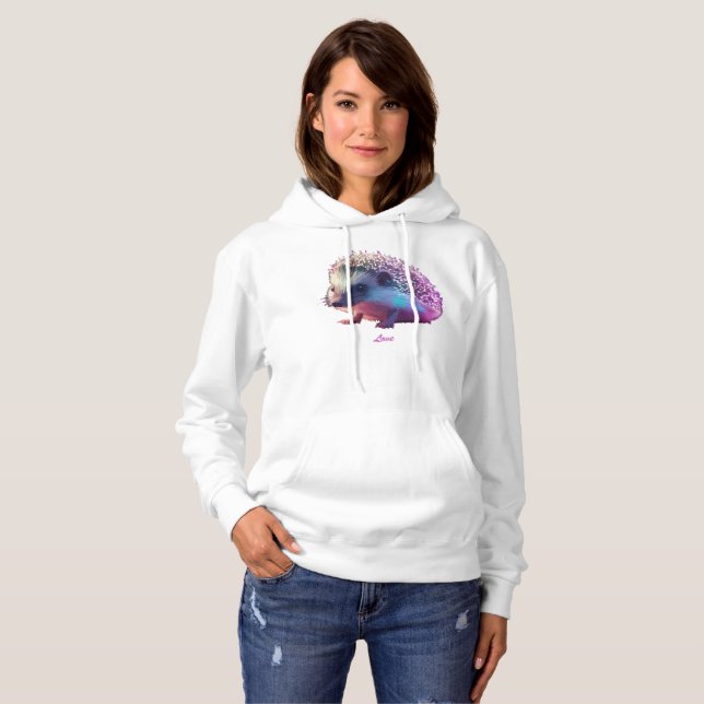 Pull À Capuche Pearl le T-shirt Hérisson (Devant entier)